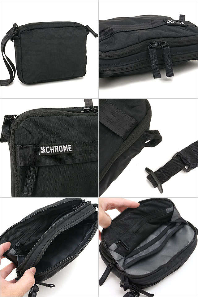 CHORME クローム PAC アクセサリーポーチ SM [AJ002BCNL SS26] PAC ACCESSORY POUCH SM メンズ・レディース ユニセックス バッグインバッグ 防水仕様 コンパクト トラベルガジェット ブラック BLACK-CRINKLE 正規取扱店 shoetime-10065990 Shoetime アウトフィットストア サンプル画像3