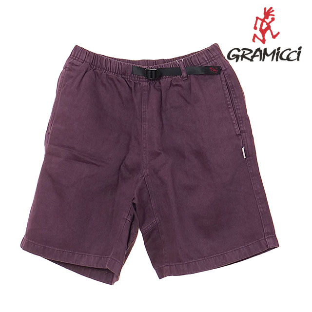 GRAMICCI グラミチ メンズ ヘンプ Gショーツ [G5SM-P067 SS26] HEMP G-SHORT ボトムス ショートパンツ 短パン ヘンプ混 パープル DEEP-GRAPE 正規取扱店
