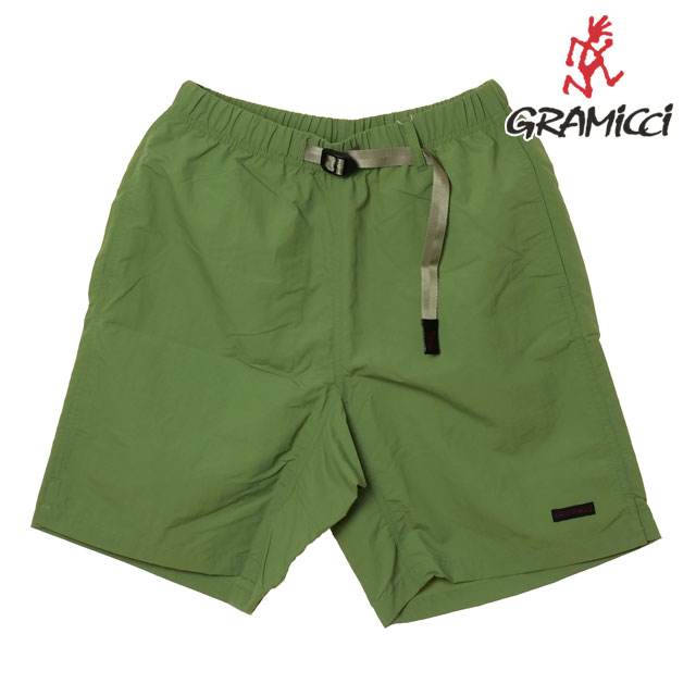 GRAMICCI グラミチ メンズ ナイロン パッカブル Gショーツ [G6SM-P082 SS26] NYLON PACKABLE G-SHORT ボトムス ショートパンツ 短パン グリーン JADE-GREEN 正規取扱店