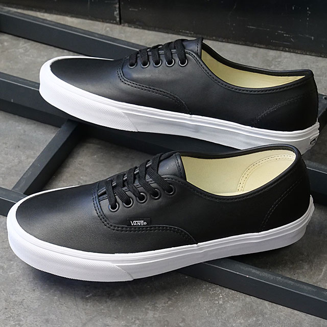 樂天商城 - 【最大100%ポイントバック】VANS バンズ スニーカー メンズ オーセンティック [VN000EGABPB SS26] Authentic 靴 ローカットシューズ ヴァンズ 60周年記念 ブラック LEATHER-BLACK/TRUE-WHITE 正規取扱店