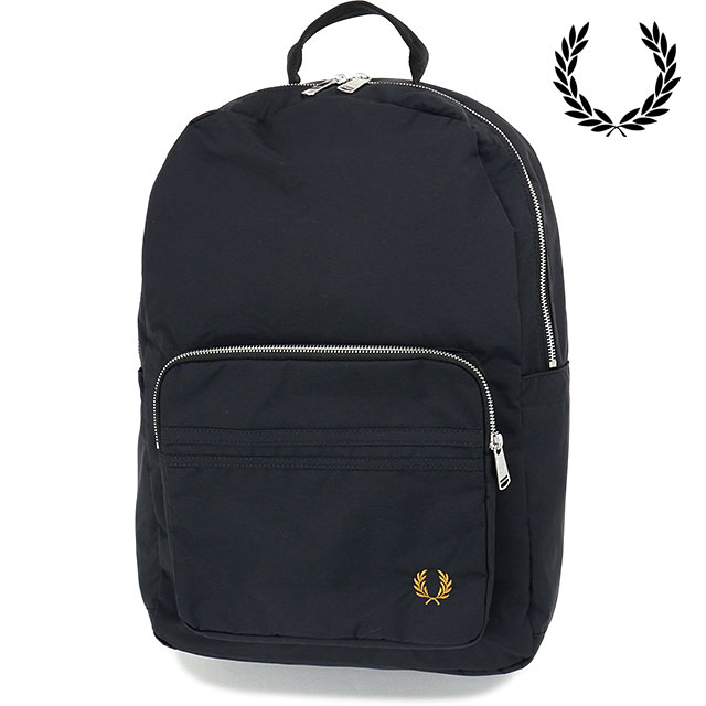 Rucksacks, Day Packs - FRED PERRY フレッドペリー リュック ブレンサムバックパック [L2177-102 SS26Q2] 7L BRENTHAM BACKPACK メンズ・レディース ユニセックス 鞄 デイパック ブラック BLACK 正規取扱店