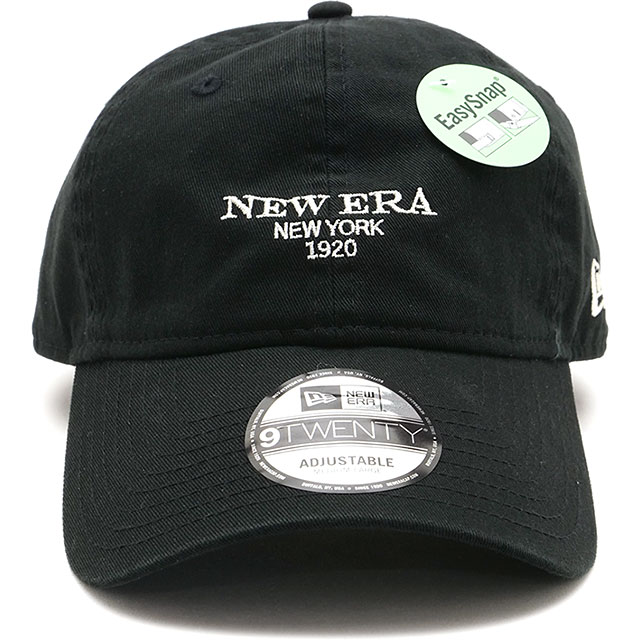 樂天商城 - 【最大100%ポイントバック】ニューエラ キャップ NEW ERA CAP ニューヨーク [14745013 SS26] 9TWENTY EasySnap NENY メンズ・レディース ユニセックス 帽子 イージースナップ サイズ調整可能 ブラック 正規取扱店