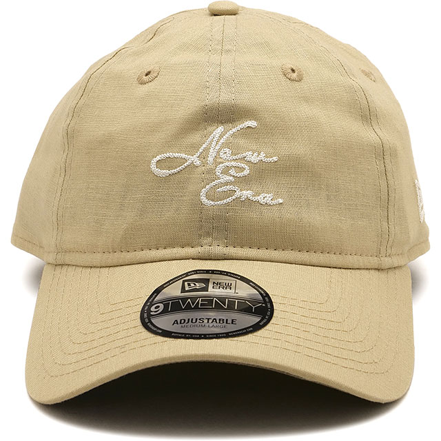 樂天商城 - 【最大100%ポイントバック】ニューエラ キャップ NEW ERA CAP コットンリネン [14745072 SS26] 9TWENTY NEW ERA COTTON LINEN メンズ・レディース ユニセックス 帽子 サイズ調整可能 ベージュ ライトベージュ 正規取扱店