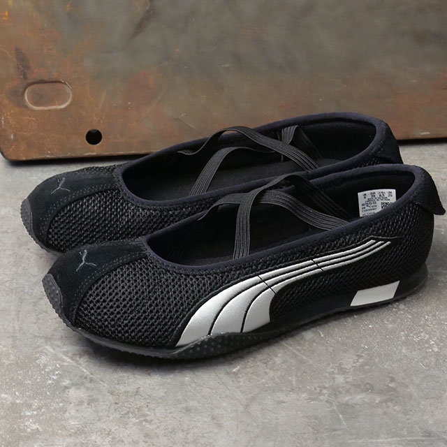 樂天商城 - 【最大100%ポイントバック】プーマ PUMA スニーカー レディース Hストリート バレエ ウィメンズ [407820-03 SS26Q2] H-STREET BALLET WNS 靴 薄底 バレエシューズ 黒 PUMA-Black 正規取扱店