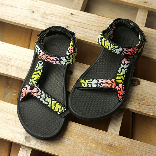 Sports Sandal - 【最大100%ポイントバック】Teva テバ サンダル レディース ハリケーン エックスエルティー3 [1173671-EPC SS26] W HURRICANE XLT3 靴 スポーツサンダル 水陸両用 マルチカラー EPIC-CORAL/GREEN-MULTI 正規取扱店