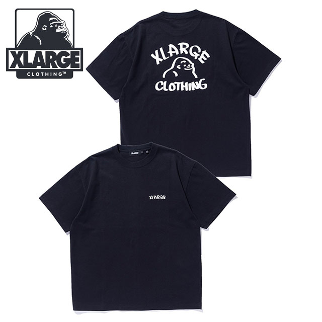 樂天商城 - 【最大100%ポイントバック】XLARGE エクストララージ メンズ ドローイング OG ショートスリーブTシャツ [101262011045 SS26] DRAWING OG S/S TEE トップス 半袖 黒 BLACK 【メール便可】 正規取扱店