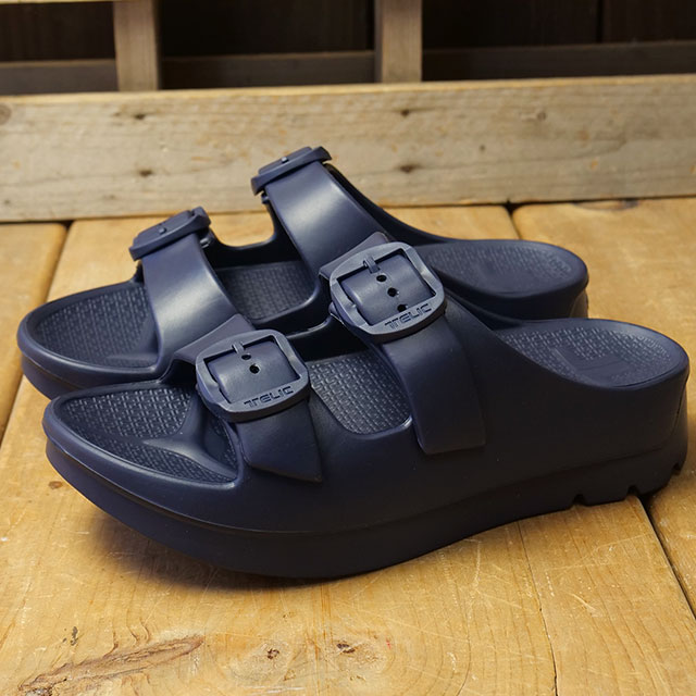 【最大100%ポイントバック】TELIC テリック リカバリーサンダル メンズ ダブルバックル2 [SS26] W-BUCKLE2 靴 厚底 極厚ソール スライ..