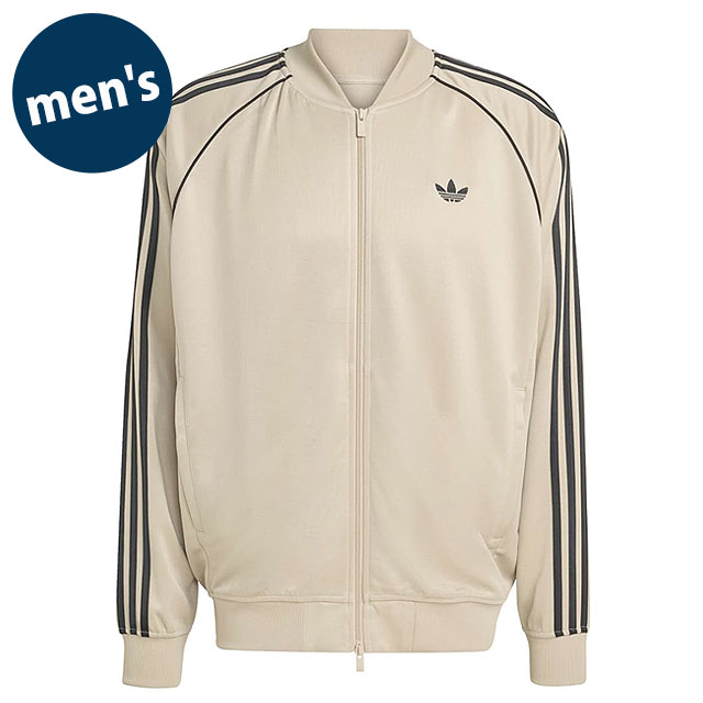 Shoetime アウトフィットストアの【20%OFF/SALE】adidas Originals アディダス オリジナルス メンズ スーパースター アディカラー クラシックス ルーズ トラックトップ [W7652/KC8524 SS26] SST ADICOLOR CLASSICS LOOSE TRACKTOP トップス トラックジャケット ジャージ ベージュ 正規取扱店【ts】【e】｜アングル2