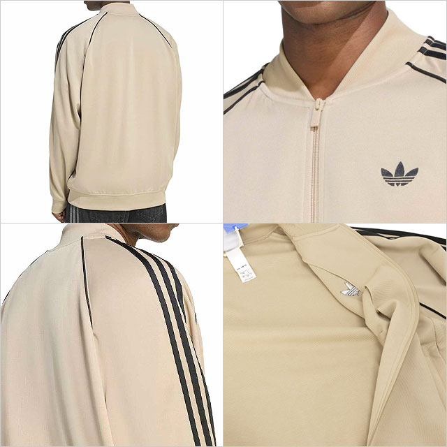 Shoetime アウトフィットストアの【20%OFF/SALE】adidas Originals アディダス オリジナルス メンズ スーパースター アディカラー クラシックス ルーズ トラックトップ [W7652/KC8524 SS26] SST ADICOLOR CLASSICS LOOSE TRACKTOP トップス トラックジャケット ジャージ ベージュ 正規取扱店【ts】【e】｜アングル3