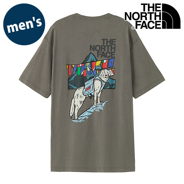 樂天商城 - THE NORTH FACE ザ・ノース・フェイス Tシャツ メンズ ショートスリーブドッグスレッドグラフィックティー [NT32641-SP SS26] S/S Dogsled Graphic Tee ユニセックス トップス 半袖 吸水速乾 バックプリント グレー スモークドパール 【メール便可】 正規取扱店