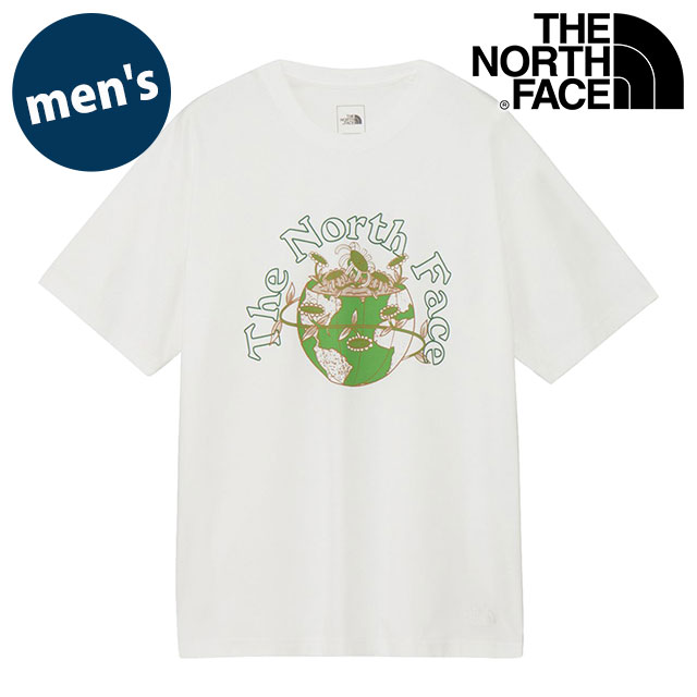 樂天商城 - 【最大100%ポイントバック】THE NORTH FACE ザ・ノース・フェイス Tシャツ メンズ ショートスリーブグランドフラワーティー [NT32652-W SS26] S/S Ground Flower Tee ユニセックス トップス 半袖 吸水速乾 白 ホワイト 【メール便可】 正規取扱店