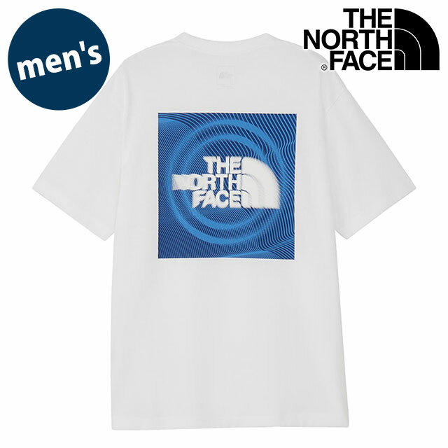Rakuten - 【最大100%ポイントバック】THE NORTH FACE ザ・ノース・フェイス Tシャツ メンズ ショートスリーブワープノイズティー [NT32648-W SS26] S/S Warp Noise Tee ユニセックス トップス 半袖 吸水速乾 バックプリント 白 ホワイト 【メール便可】 正規取扱店