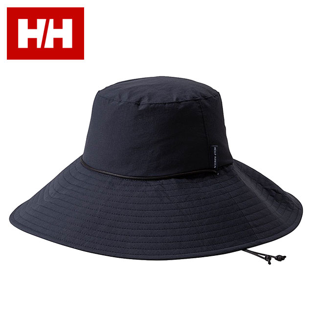 樂天商城 - ヘリーハンセン HELLY HANSEN レディース ビーチフレアハット [HC92623-DN SS26] Beach Flare Hat 帽子 日よけ UVプロテクト 紺 ディープネイビー 正規取扱店