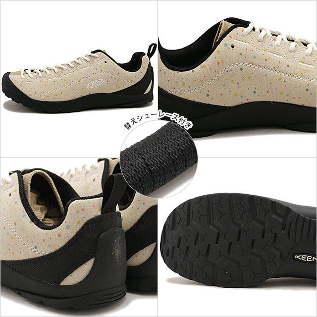 【最大100%ポイントバック】キーン KEEN スニーカー レディース ジャスパー [1032128 SS26] W JASPER キャンプ アウトドア タウン ハイキング スエードシューズ ベージュ BIRCH/MULTI 正規取扱店