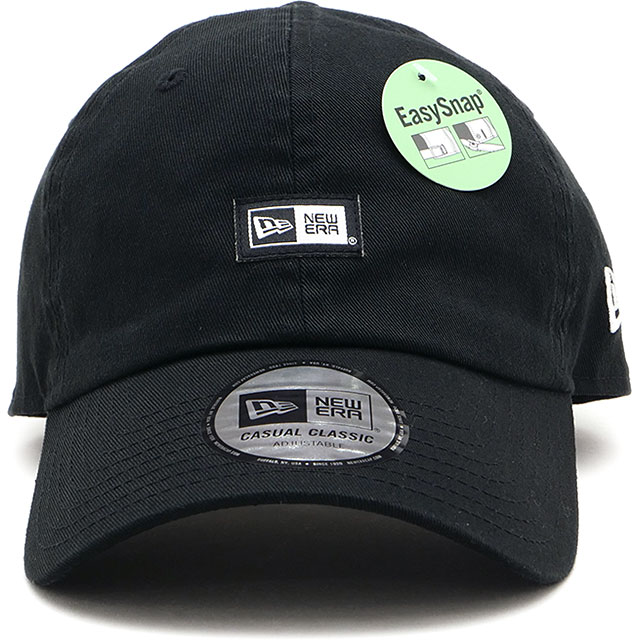 Rakuten - 【最大100%ポイントバック】ニューエラ キャップ NEW ERA CAP カジュアルクラシック ボックスロゴ ウーブンパッチ [14744743 SS26] Casual Classic BOX LOGO WPATCH MINI メンズ・レディース ユニセックス 帽子 サイズ調整可能 ブラック 正規取扱店