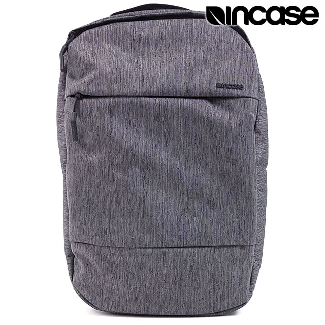 Incase インケース リュックサック シティコンパクトバックパック  19L City Compact Backpack メンズ・レディース ユニセックス 鞄 デイパック ビジネスバッグ 通勤 MacBook16インチ対応 グレー Heather-Black 正規取扱店