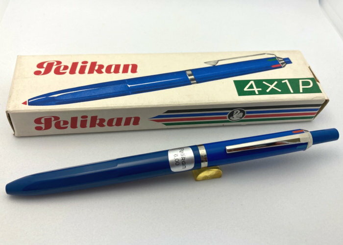 ペリカン ボールペン 貴重 1990's/アンティーク・PELIKAN/ ペリカン/ Pelikan 4x1 Elite 字幅0.7 ボールペン