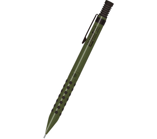 ぺんてる/Pentel　限定スマッシュ0.5(ミリタリーグリーン) Q1005-MDKS