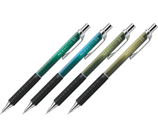 ぺんてる/Pentel シャープペン オレンズ メタルグリップ(グリーンカラー) 限定 0.5mm 全4色 XPP2005-*** ぺんてる/Pentel シャープペン オレンズ メタルグリップ(グリーンカラー) 限定 0.5mm 全4色 XPP2005-***