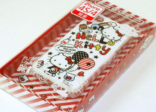 ☆SALE ☆★SANRIO/サンリオ iphone4/4S対応保護ケース！ハローキティ！110051★