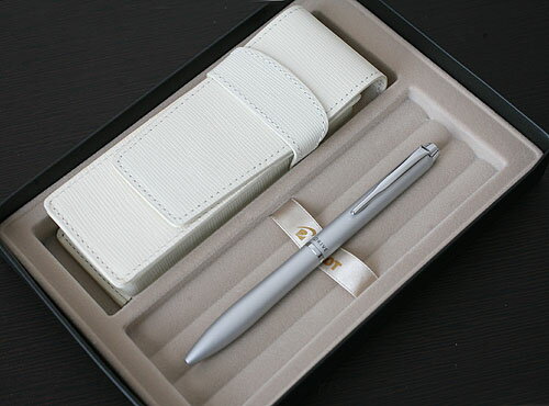 パイロット/PILOT Acro Drive/アクロドライブ ボールペン+ペンシーズ付ギフトセット シルバー