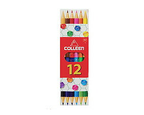 COLLEEN/コーリン鉛筆復刻！787六角 6本12色！紙箱入り色鉛筆！