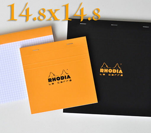 RHODIA ブロックロディア ル・キャレ No.148 148200 オレンジ 方眼