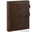 ダ・ヴィンチグランデ システム手帳(Davinci) ロロマクラシック/ヌメ革(牛革) A5サイズ ダークブラウン /リング内径30mm DSA1162 E ダークブラウン