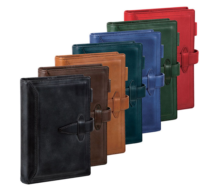 送料無料 ダ・ヴィンチグランデ システム手帳(Davinci) ロロマクラシック/ヌメ革(牛革) 聖書サイズ/リング内径24mm DB3014