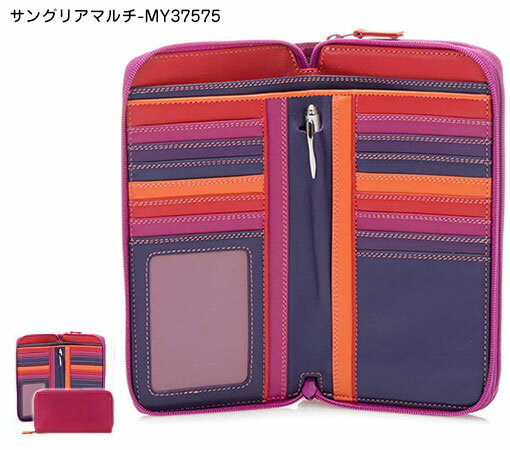 送料無料 ジップラウンドパース(長財布) 圧倒的な個性と存在感を放すイタリア製皮革製品 マイウォリット(mywalit) MY375