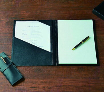 トトノエ(TOTONOE) Report Pad Holder A4, Leather 上質な革で作ったシックなレポートパッドホルダー THR00A4-BKL