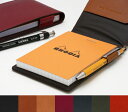 Rio Rhodia メモカバー#11 イタリアンオイルドレザー/リオでスタイリッシュにメモをとる スリップオン IOL-2807