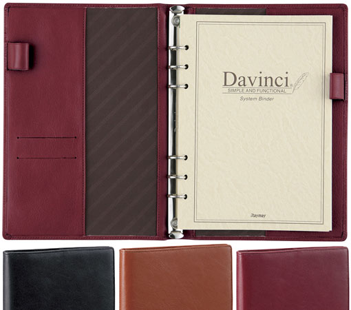 ダ・ヴィンチシステム手帳(Davinci) スーパーロイスレザー(2014年リニューアル)/(牛革) スリムサイズ A5サイズ/リング内径15mm JDA300...