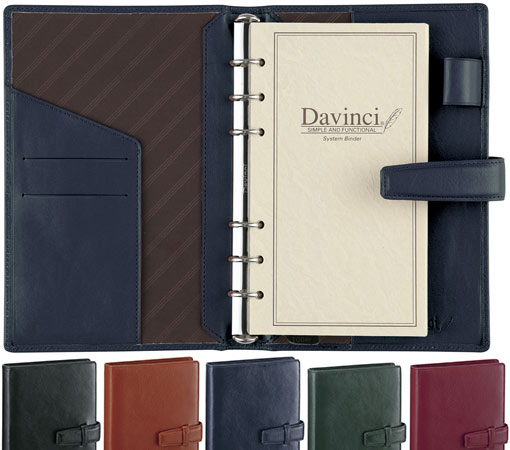 ダ・ヴィンチシステム手帳(Davinci) スーパーロイスレザー(2014年リニューアル)/(牛革) 聖書サイズ/リング内径15mm DB3006