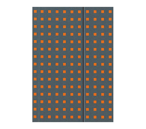 2014年秋の新ブランド Paper-Oh（ペーパーオー)のポップなノートシリーズ Quadro Grey on Orange/ B5 /横罫 OH9058-8