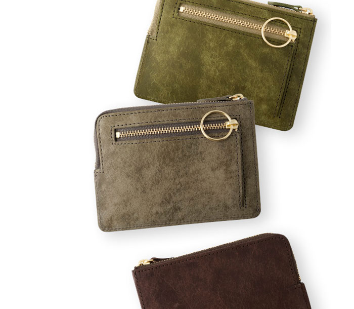 スリップオン PB ラウンドCPウォレット 全7色IPV-8001