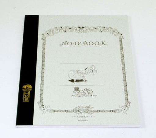 Disney × ツバメノート 不思議の国のアリスの大学ノート アリスA5ノート alice_a5のサムネイル