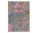 Paperblanks / ペーパーブランクス ノート ハードカバー ウィリアム・モリス モリスのピンク・ハニーサックル ミディ B6 罫線 PB9387-9