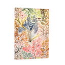 Paperblanks / ペーパーブランクス ノート ソフトカバー Flexis アネモネ ミディ B6 罫線 FB9904-8