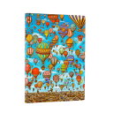 Paperblanks / ペーパーブランクス ノート ソフトカバー Flexis 気球の空「迷路探偵ピエール」 ミディ B6 罫線 FB9910-9