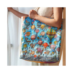 Paperblanks / ペーパーブランクス トートバッグ 『気球の空&夕焼け空を気球に乗って 』 PA9942-0