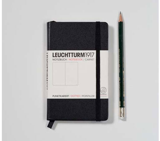 Leuchtturm1917(ロイヒトトゥルム) 手のひらサイズの定番ノートブック ポケット(90*150サイズ) 2376