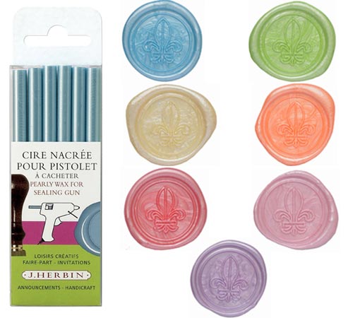 ガン用シーリングワックス　パーリー ガンを用いてシーリングする専用ワックス エルバン(Herbin) hb359** その1