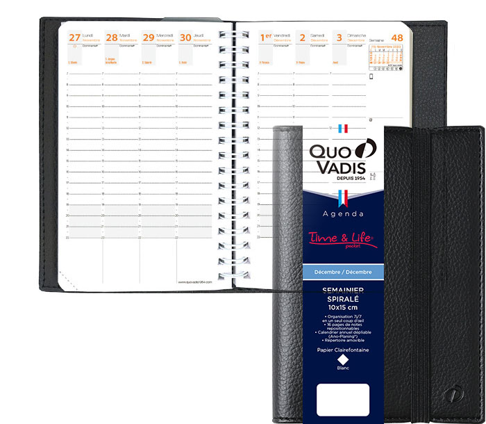 クオバディス(QUO VADIS) 2026 年版1 月始まりダイアリー タイムアンドライフ 10×15 qv539**