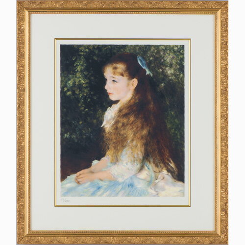 ルノワール 絵画 『 イレーヌ カーン ダンヴェール嬢 』 複製画 名画 額装 壁掛け 通販 販売 プレゼント ギフト お祝い