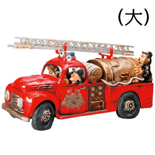 コミックアート フィギュア 『 レッツゴー 消防士 大 』 ファイヤーエンジン The Fire Engine ギラーモ フォルチーノ 人形 置物 消防車 通販 販売 プレゼント ギフト