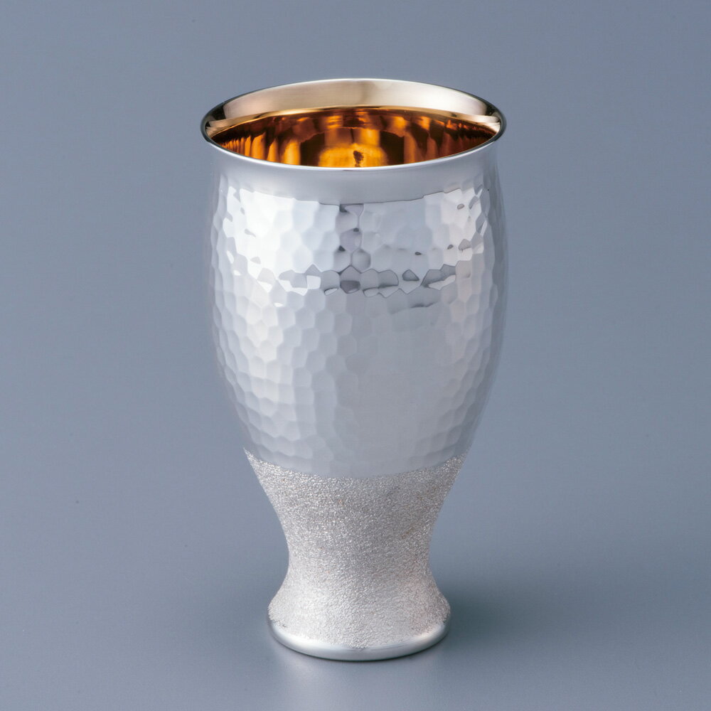 純銀製『 ビアカップ 』 人間国宝 奥山峰石 ビアグラス ビールグラス ビールジョッキ ジョッキ 酒器 父の日 還暦祝い 退職祝い 内祝い ギフト 記念品 プレ...