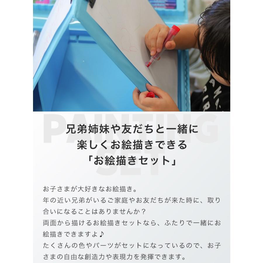 お絵描きセット 2歳 3歳 4歳 5歳 6歳 7歳 本格的 色鉛筆 水彩色鉛筆 クレヨン 絵具 文房具セット 入学 入園 祝い カラーペン 208色 男の子 女の子 キッズ 入園祝い shogo01-10000263 昇吾ショップ サンプル画像2