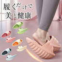 \クーポンで2682円/新発売 特典付き ダイエットスリッパ ダイエットサンダル ふくらはぎ 体幹スリッパ 体幹 バランス 健康サンダル 健康スリッパ 美脚 姿勢 トレーニング 傾斜 サンダル O脚 X脚 美尻 足痩せ スリッパ 靴 ダイエット レディース 室内 運動