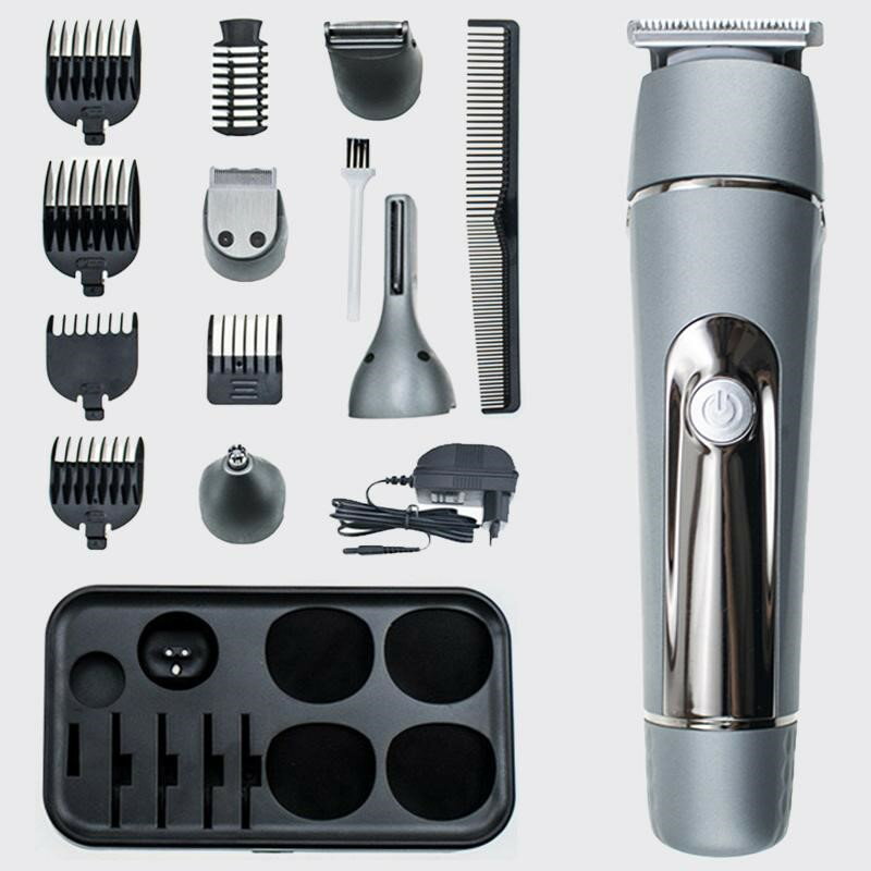 【一年間保証】全身水洗い可 バリカン 5in1 充電スタンド付き usb 充電式 電動 髪の毛 散髪 子供 バリ..